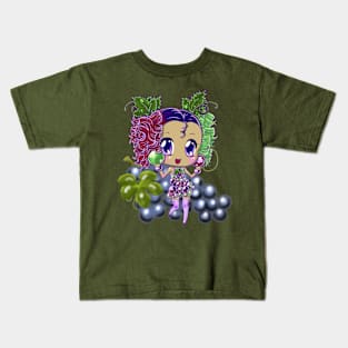 Grape chibi Kids T-Shirt